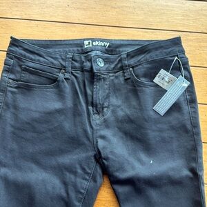 NWT JCP skinny black jeans size 29/8